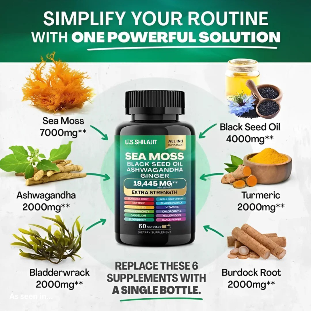 U.S Shilajit 20-in-1 Supplement Bundle